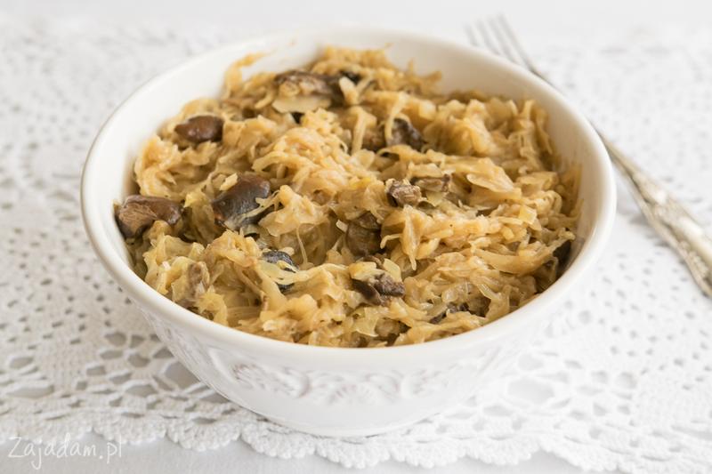 Przepis na kapustę z grzybami