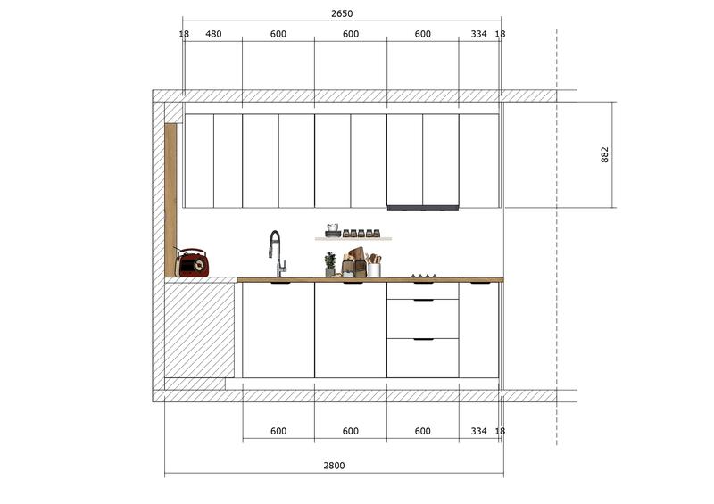 Rozmieszczenie sprzętów kuchennych