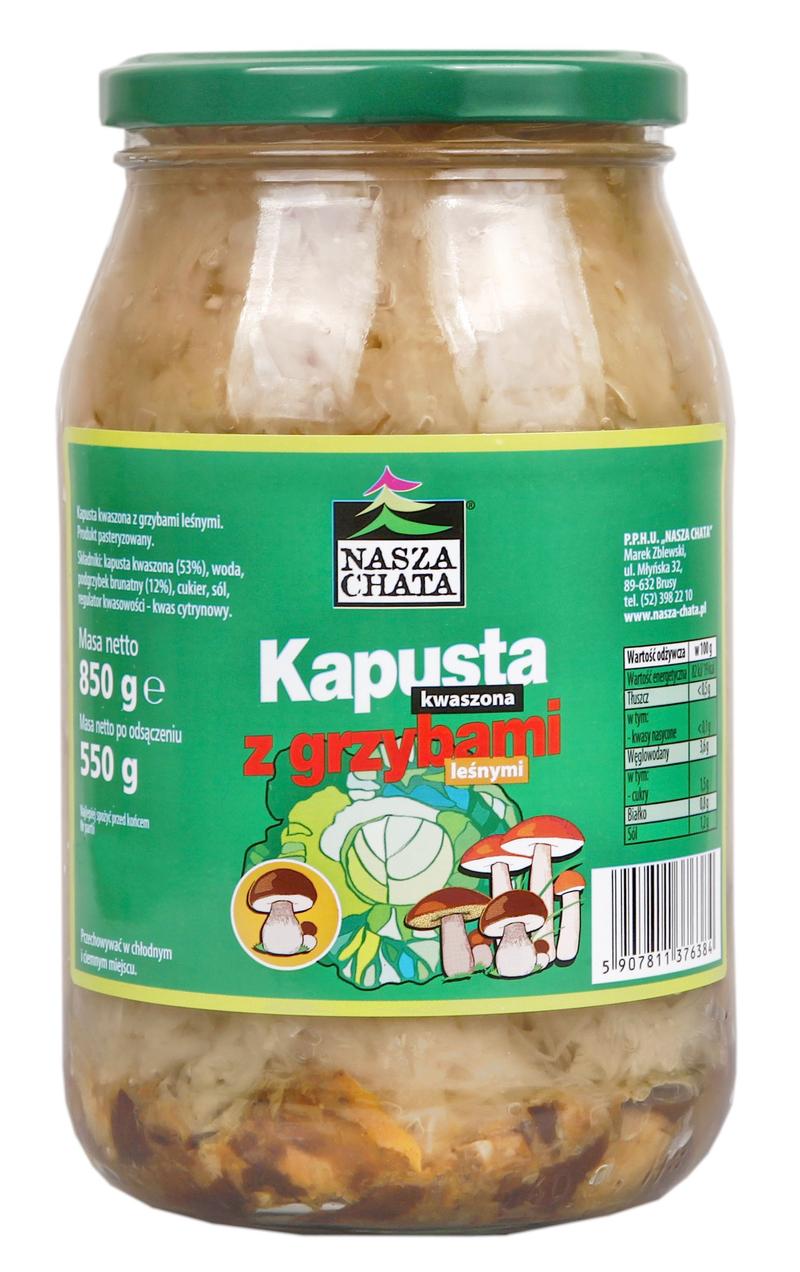 Wariacje na kapustę z grzybami