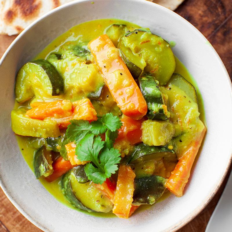 Curry z cukinią