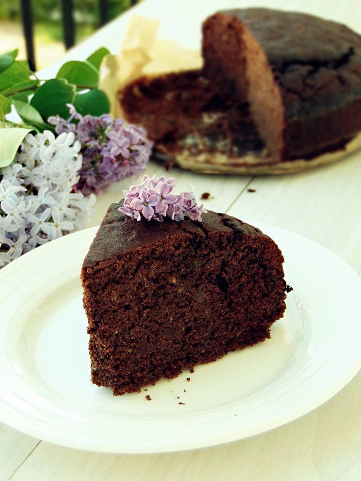 Murzynek z cukinii w wypiekach