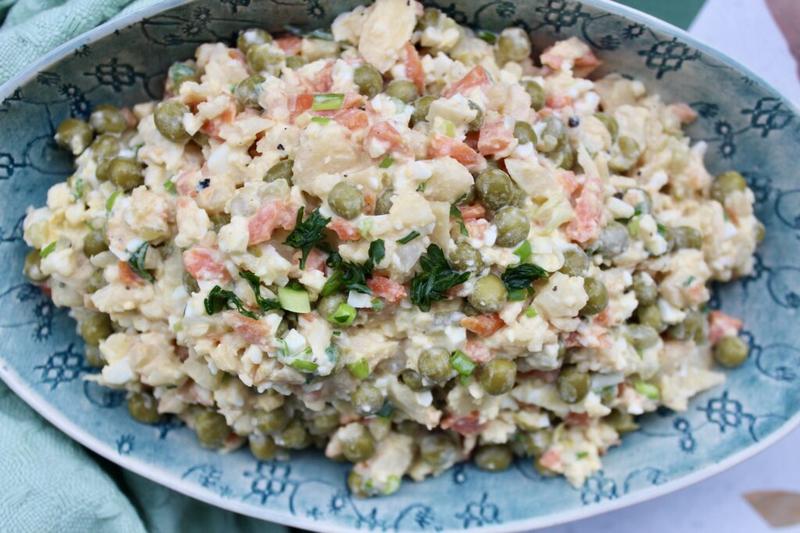 Sezonowe składniki do sałatki