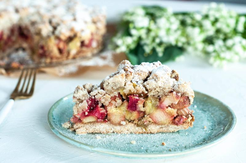 Ciasto czekoladowe z rabarbarem