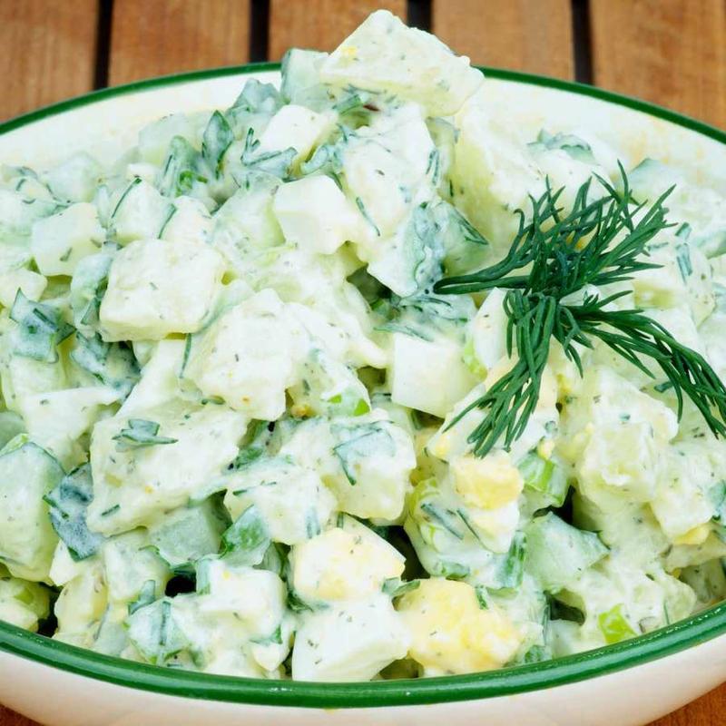 Świeże składniki do sałatek