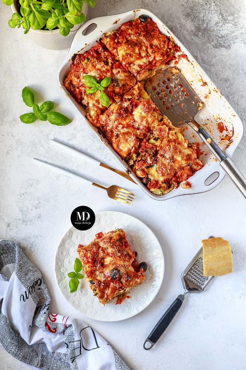 Zdrowe składniki w zapiekance