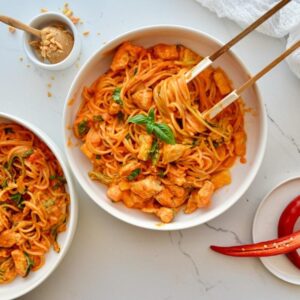 Pyszny makaron w sosie paprykowym na szybki obiad dla całej rodziny