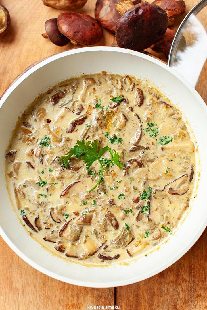 Krok po kroku sos grzybowy