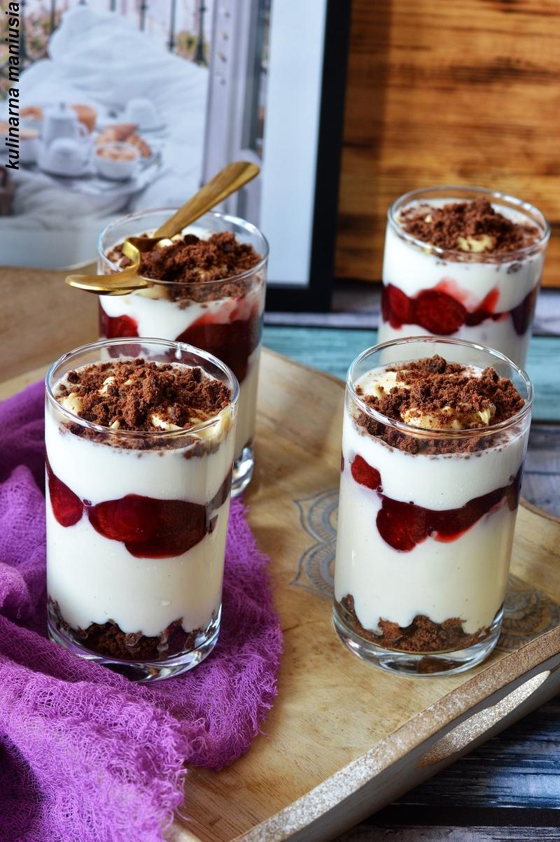 Deser z herbatnikami przepis