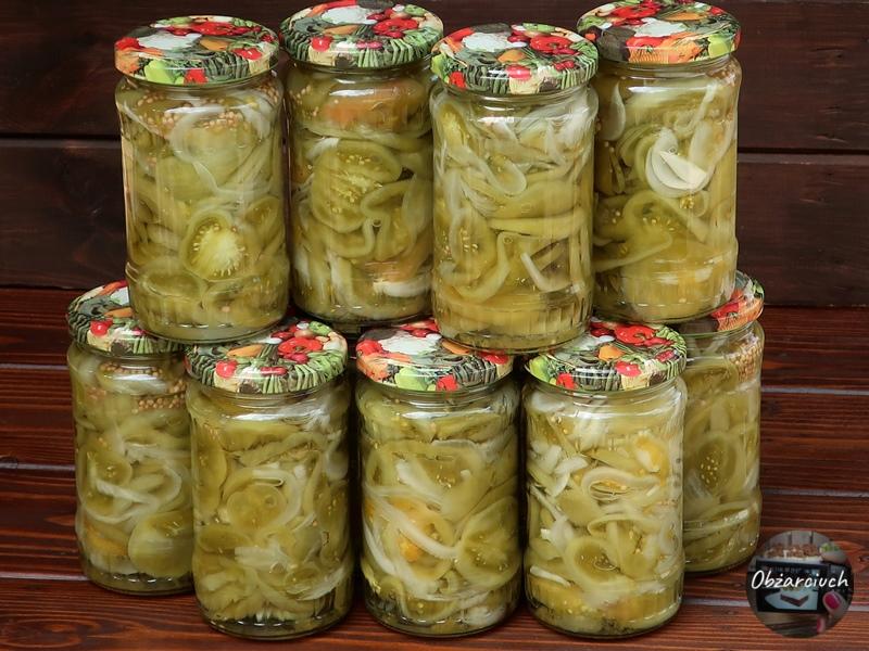 Sałatka z zielonych pomidorów