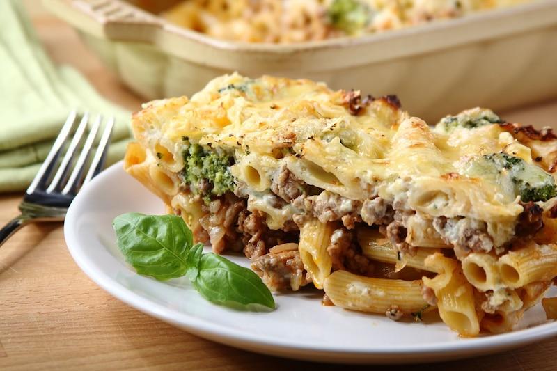 Zapiekanka brokułowa z ziemniakami