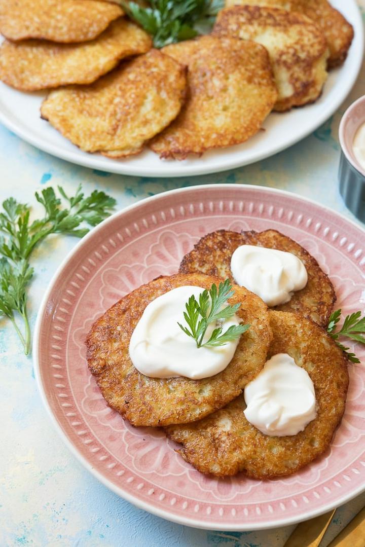 Chrupiące placki ziemniaczane